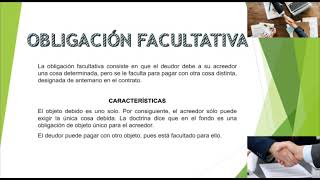 Obligacion facultativa [upl. by Hardej250]