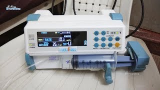 syringe pump  infusion pump  MACFLAV syringe pump Working  Critical Care Devices [upl. by Tem]