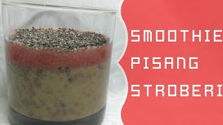 Smoothie Pisang Stroberi [upl. by Cacie]