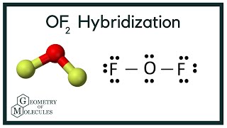 Hybridization of OF2 Oxygen Difluoride [upl. by Tezzil]