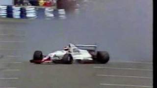 formula 1 crash eddie cheever adelaide 1989 [upl. by Girish]