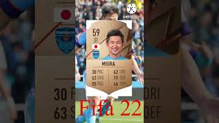 Kazuyoshi Miura through fifa [upl. by Offen]