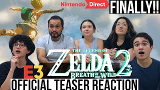 Breath of the Wild 2  E3 2021 TRAILER REACTION  MaJeliv Reactions  Zelda falls to her Doom [upl. by Eneloj]