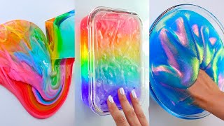 Satisfying Slime ASMR  Relaxing Slime Videos Compilation No Talking No Music No Voiceover [upl. by Brenza995]