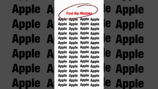 Find the Mistake of Word “ Apple “ [upl. by Sublett]