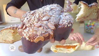 COLOMBA DI PASQUA senza impastare e senza Burro con MARMELLATA [upl. by Mamoun319]