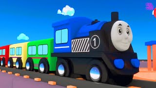 newtoytrainsettraincartoonforkidstoyvideosforkidschoochooTrainkids toy company [upl. by Maclay]