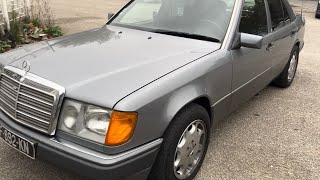 W124 oil change and air and fuel filter replacement [upl. by Oivat]