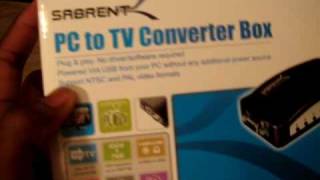 sabrent pc to tv converter box [upl. by Maupin64]