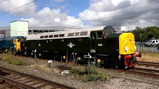 40 013 quotAndaniaquot Departs Preston with Tons of Thrash and a tone 100824 [upl. by Adnovad]