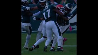 Jerry Jeudy catches for a 35yard Gain vs Philadelphia Eagles [upl. by Wetzell447]