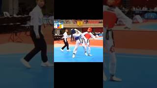 Face knockout kick combatsport ravinaintkd martialarts shortvideos tkdaction tpl trending [upl. by Edlun]