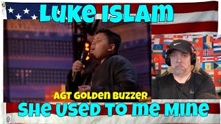 Luke Islam  She Used to me Mine  Broadway Musical Waitress  AGT  REACTION [upl. by Naji]