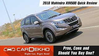 2018 Mahindra XUV500 Quick Review  Pros Cons and Should You Buy One [upl. by Mirabella]