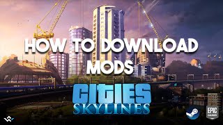 How to download mods  Cities Skylines  Hindi [upl. by Erdied725]