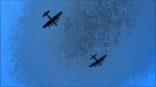 BBMF amp CWHM Lancasters at Henstridge Airfield 23082014 [upl. by Dric936]