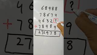 Addition challengeshortvideo maths addition [upl. by Adorne]