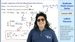 Graduate Fluids Lesson 03A Leibniz Theorem [upl. by Lynda]