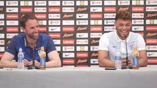 Gareth Southgate amp Alex OxladeChamberlain PreMatch Press Conference  France v England [upl. by Euqinue]