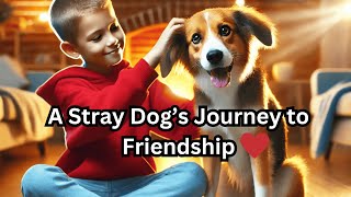 Stray Dogs Journey to Friendship ❤️🐾 animalfacts mindmysteries360 [upl. by Camella59]