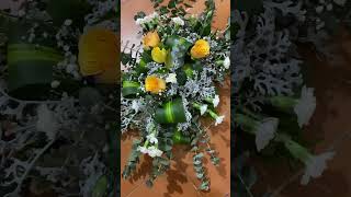 centrodemesa verde DECORALIA rosas bouquet emprendimiento tutorial tutoriales [upl. by Ramedlab705]