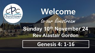 Churchtown Presbyterian Church  Sunday 10th November 24  Rev Alastair Gordon [upl. by Theda940]