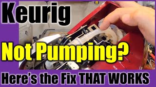 🔥Keurig ● Not Pumping or Dispensing Water 5 Min Fix to Clear Stuck Check Valve ● Works✅ [upl. by Atwater]