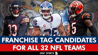 1 Franchise Tag Candidate For All 32 NFL Teams [upl. by Elyrad]