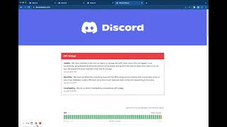 Discord API application programming interface Outage Right Now Discord Status Report in full [upl. by Seda431]