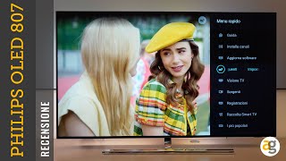 RECENSIONE TV OLED PHILIPS 807 65quot AMBILIGHT [upl. by Eon]