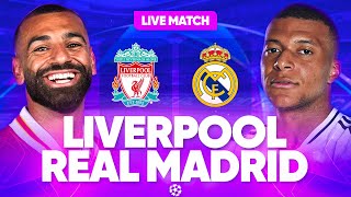 🔴LIVERPOOL  REAL MADRID LIVE  🔥LE CHOC A ANFIELD SANS VINICIUS   LIGUE DES CHAMPIONS  UCL  LDC [upl. by Ahsyak]