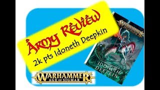 Idoneth Deepkin 2k points Army Review and tactics [upl. by Belicia622]