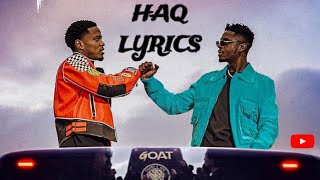 NINOH FEAT NISKA  HAQ LYRICS les paroles [upl. by Harvey375]