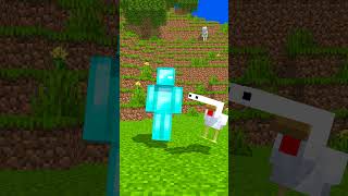 What Minecraft but Everything is Weird shorts minecraft animation meme [upl. by Aika847]