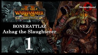 Total War Warhammer 2 Mortal Empires Bonerattlaz Campaign 1 [upl. by Nanis473]