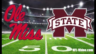 2023 Egg Bowl 12 Ole Miss vs Miss State Full Game [upl. by Eilyab]