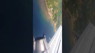 landing at roatan international airport honduras  avion boeing aviatsa [upl. by Bradly]