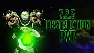 725 Legion Destruction Warlock PvP Exinz [upl. by Otrebile]