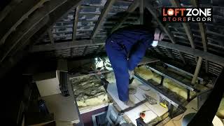 Loft Board Installation Timelapse  How To Install StoreFloor Yourself  LoftZones [upl. by Arand]