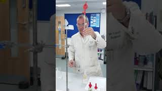 Titration demo for GCSE Chemistry using phenolphthalein [upl. by Tavish]