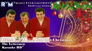 What Can I Give You this Christmas  The Lettermen ®Karaoke HD [upl. by Filomena]