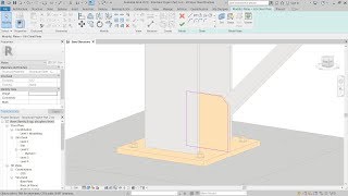 2  Revit 2019 – Create Custom Steel Connections example 1 [upl. by Christabel]