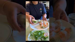 Vietnamese spring rolls with shrimps [upl. by Weikert]