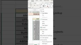 Remove surname in just one click in excel [upl. by Asilram]