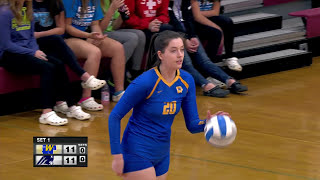 Wayzata vs Champlin Park Section 5AAA Girls High School Volleyball [upl. by Amhser]