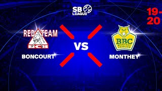 SB League  Day 6 BONCOURT vs MONTHEY [upl. by Raseda]