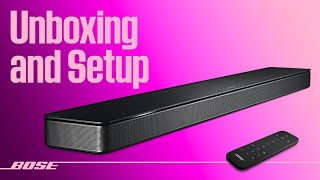 Bose Soundbar 500 – Unboxing and Setup [upl. by Annig]