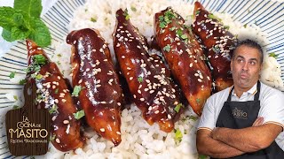 Pollo en salsa teriyaki en solo 10 minutos la tienes lista [upl. by Sulokcin]