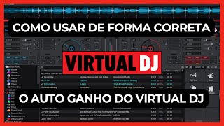 Como usar o Auto Ganho do Virtual DJ da forma correta [upl. by Jammin]