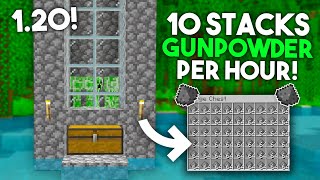 EASY 120 CREEPER FARM TUTORIAL in Minecraft Bedrock MCPEXboxPS4Nintendo SwitchWindows10 [upl. by Eblehs454]